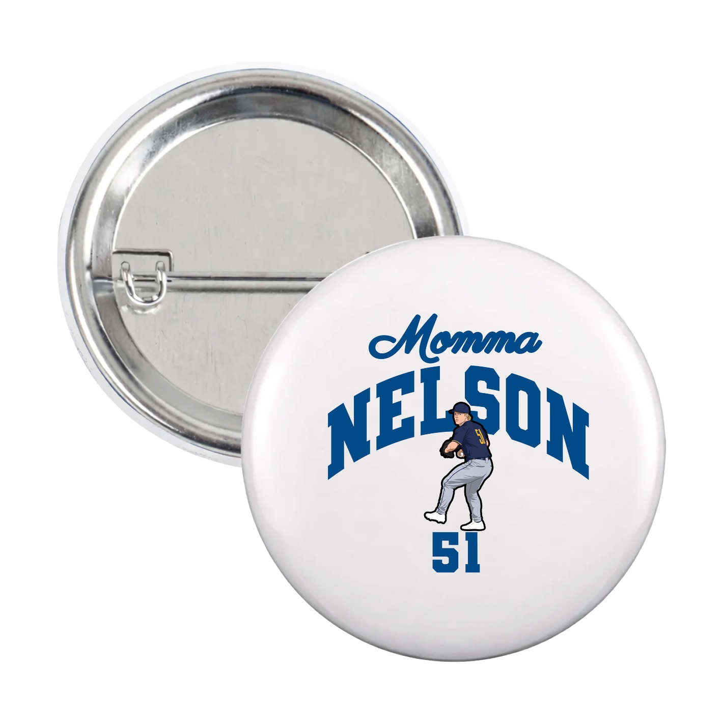 Game Day Button — Mothers Day Arch in White