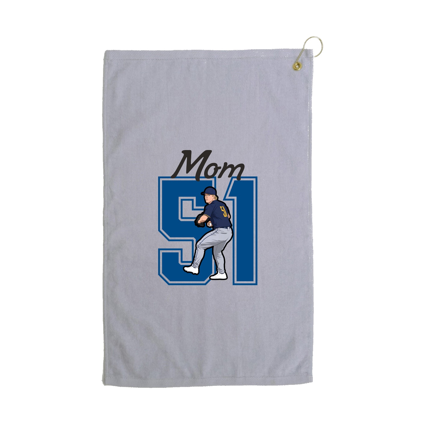 Golf Towel — Mothers Day Shirsey in Grey