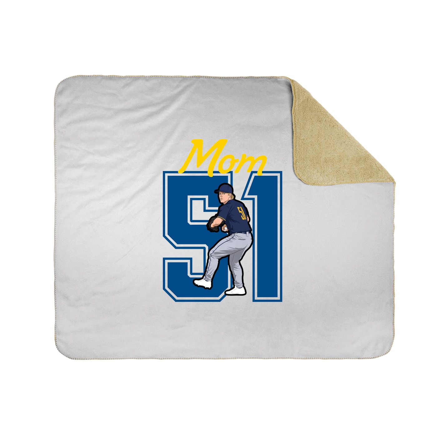 Throw Blanket — Mothers Day Shirsey in White