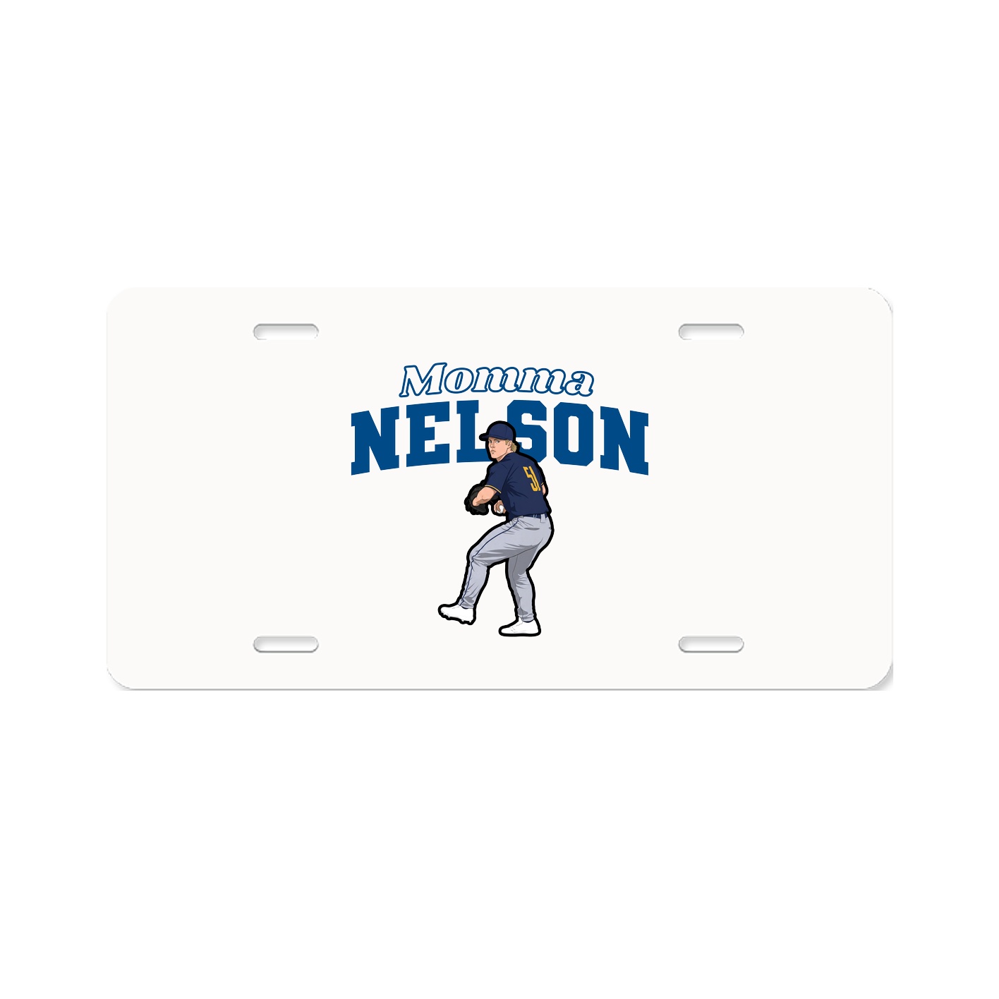License Plate — Mothers Day Block in Classic