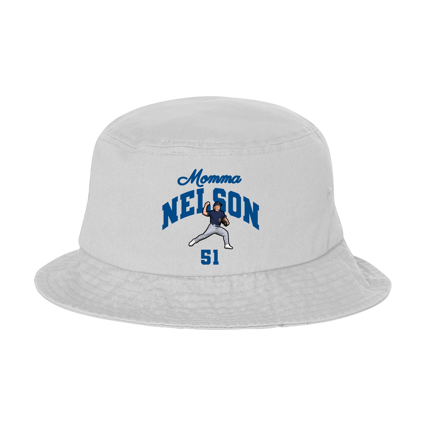 Bucket Cap — Mothers Day Arch in White