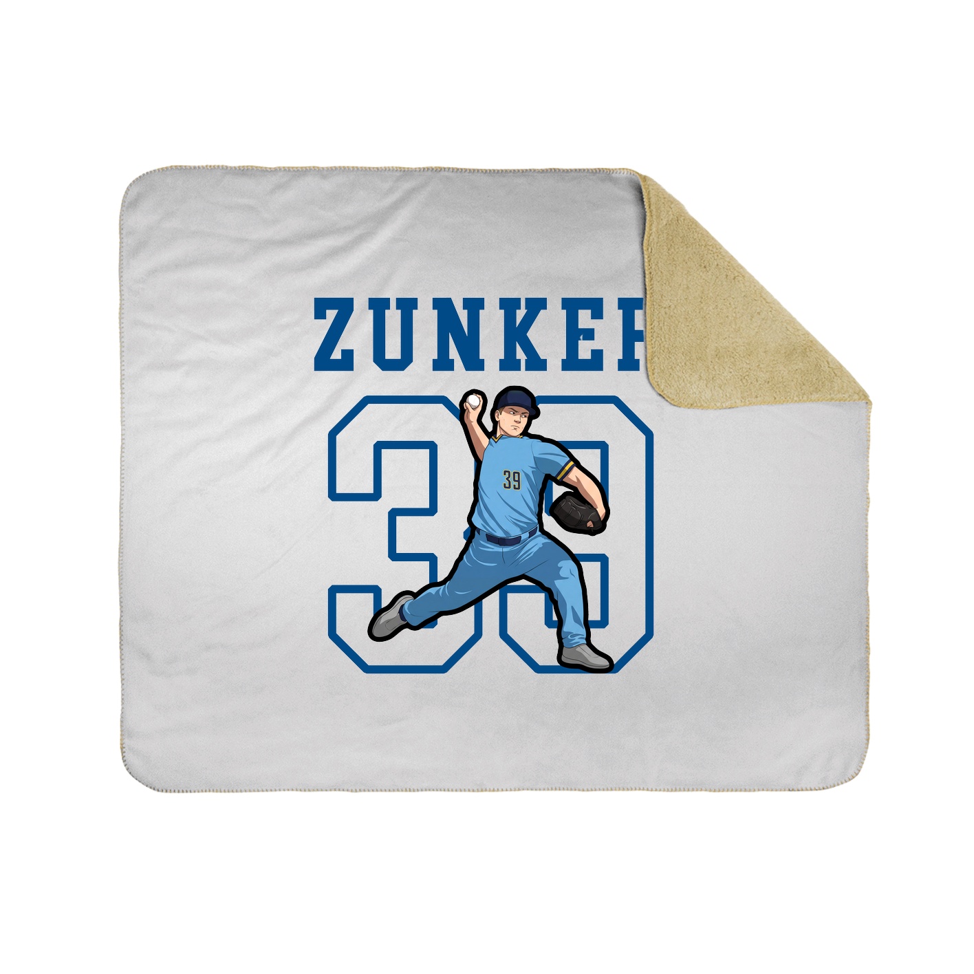 Throw Blanket — Shirsey in White