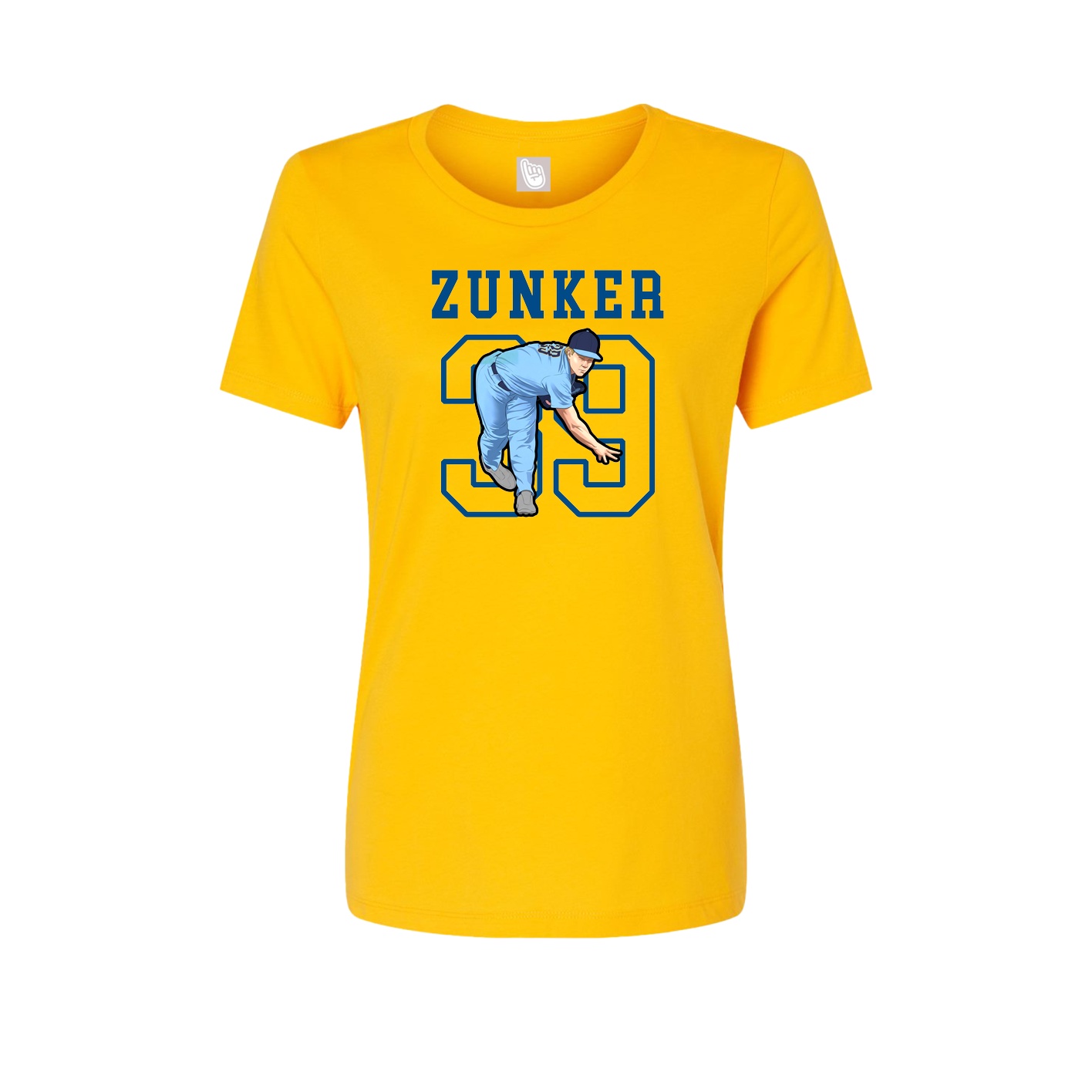 Fitted Women's Tee — Shirsey in Gold