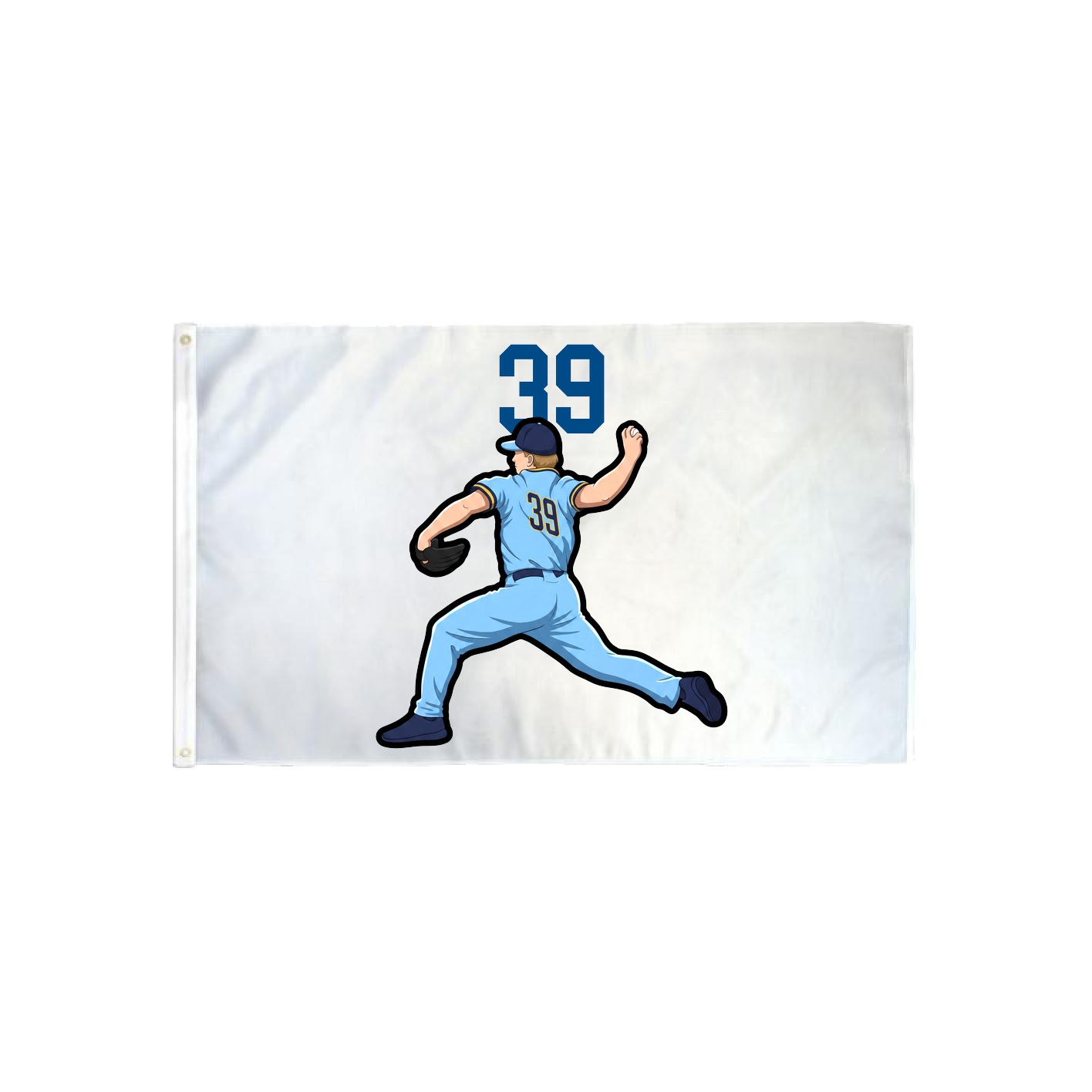 3x5 Flag — Number Top in Classic
