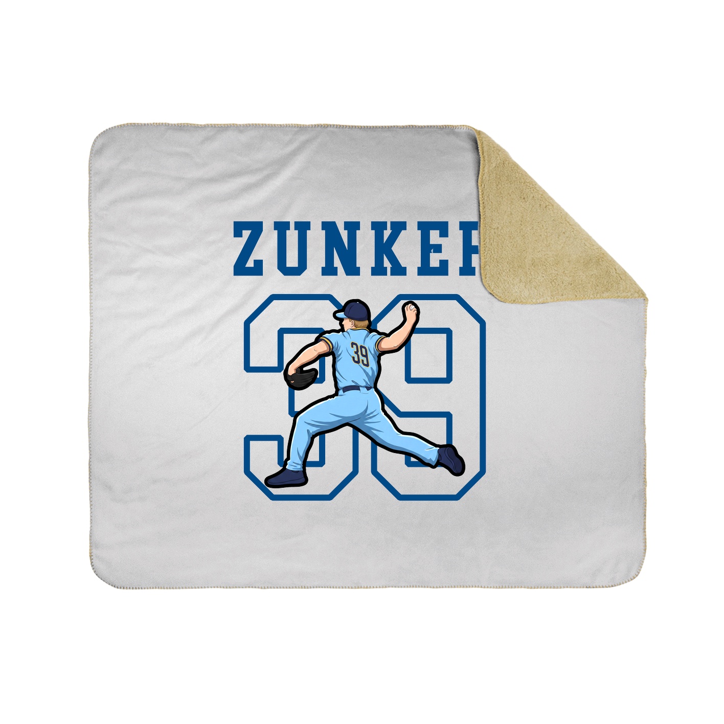 Throw Blanket — Shirsey in White