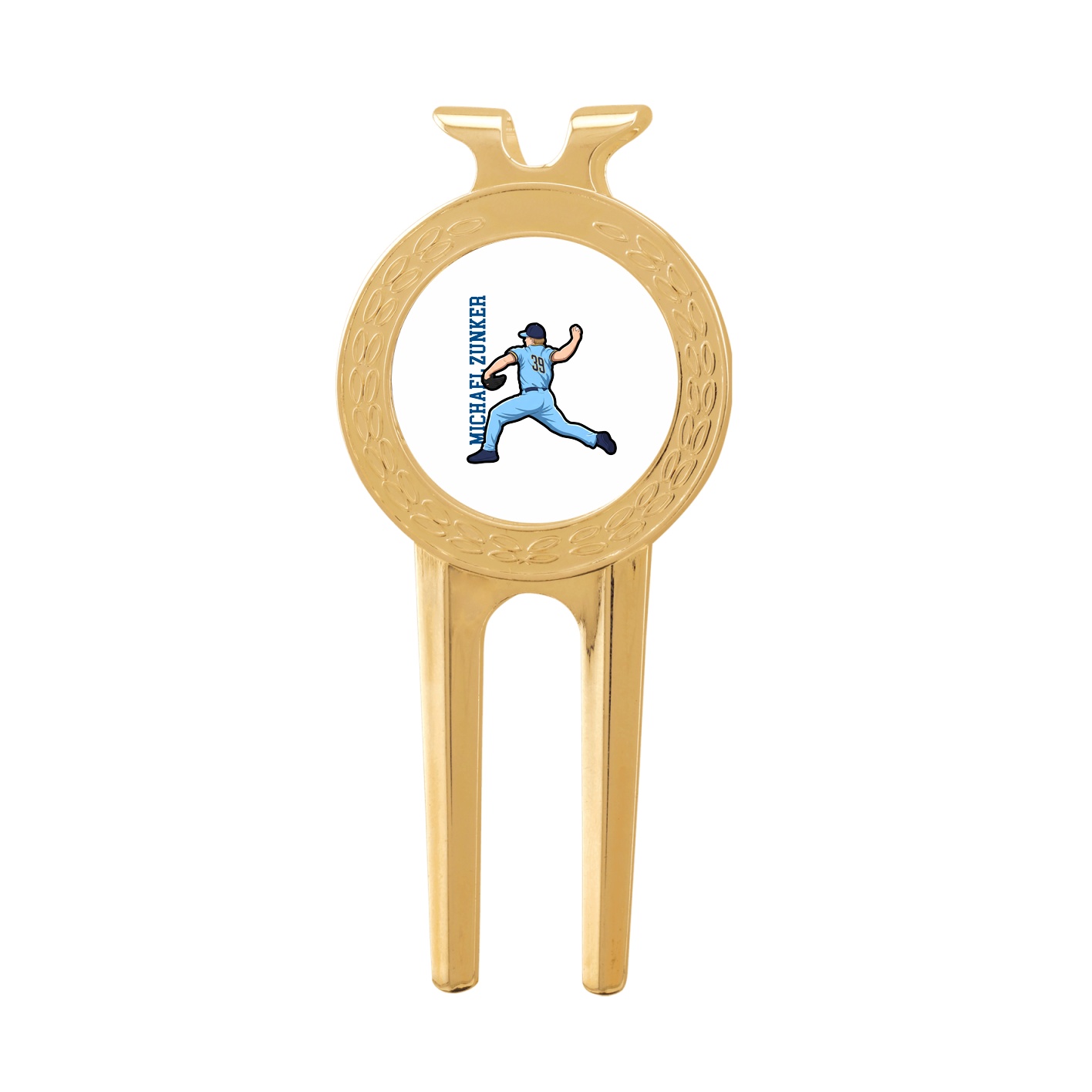 Divot Tool with Ball Marker — Name Vertical in Classic