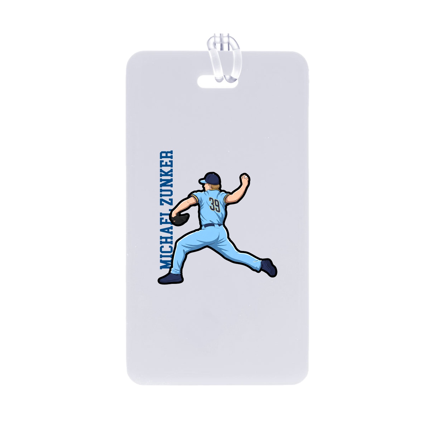 Bag Tag — Name Vertical in Classic