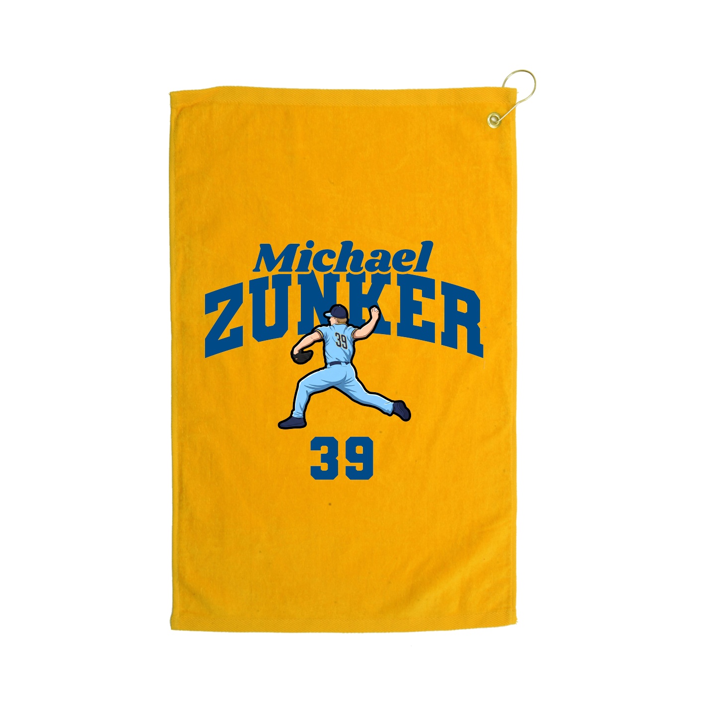 Golf Towel — Signature Arch in Gold