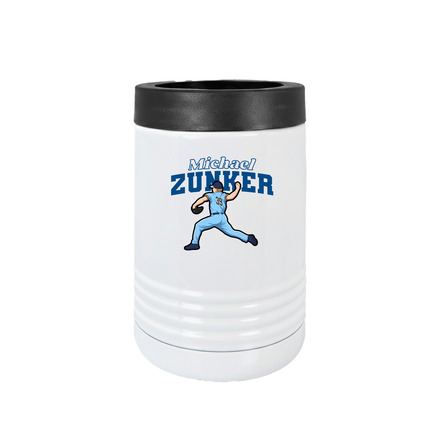Beverage Holder — Name Arch in White