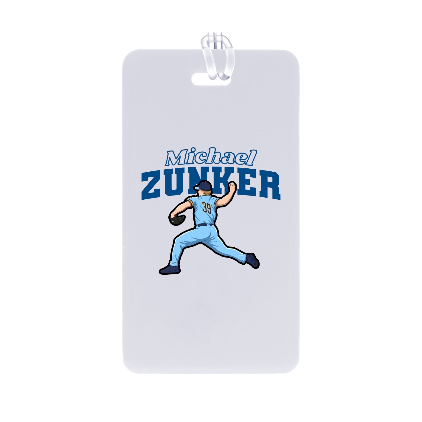 Bag Tag — Name Arch in Classic