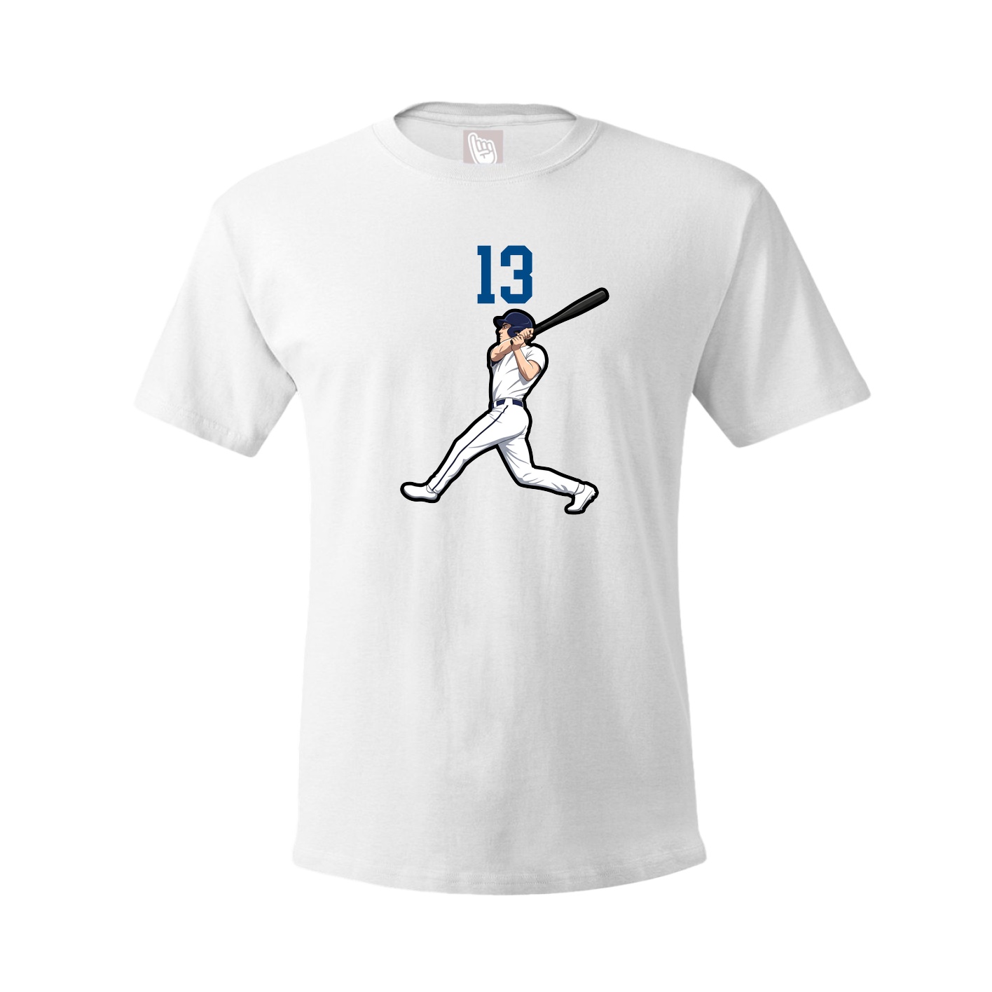 Tee — Number Top in White