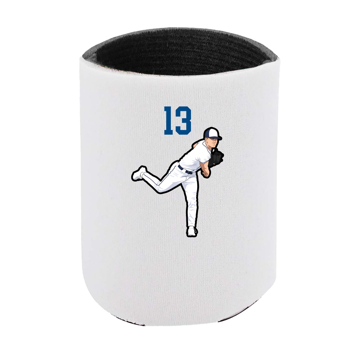 Can Holder — Number Top in White