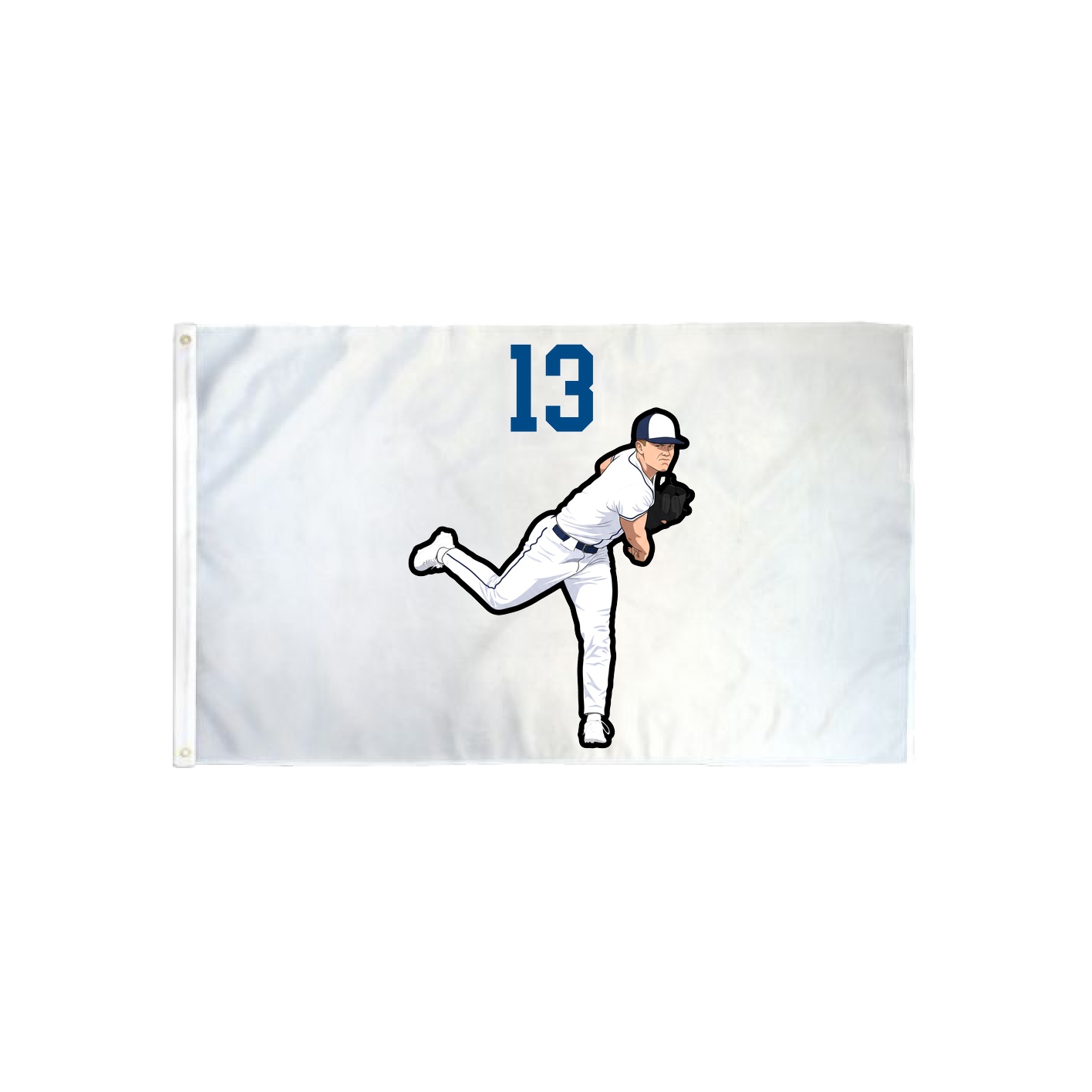 3x5 Flag — Number Top in Classic
