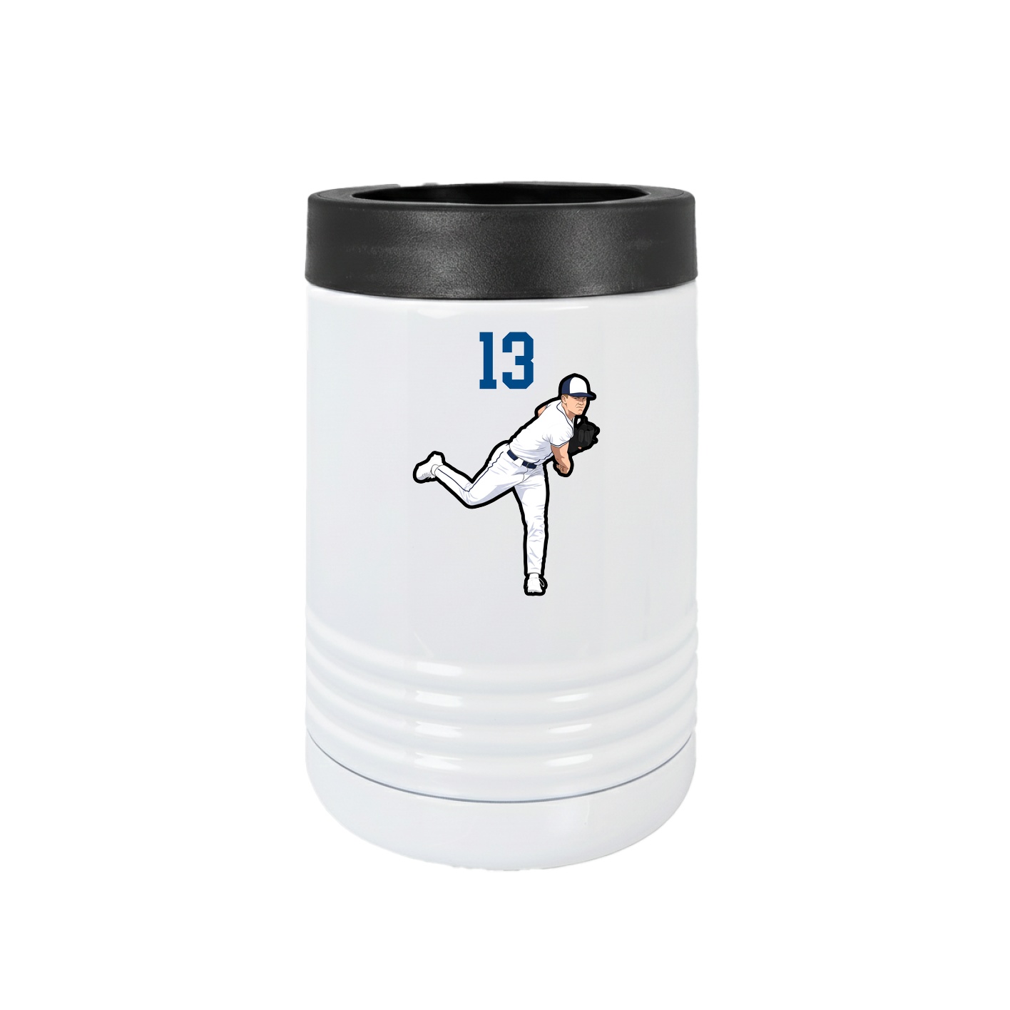 Beverage Holder — Number Top in White