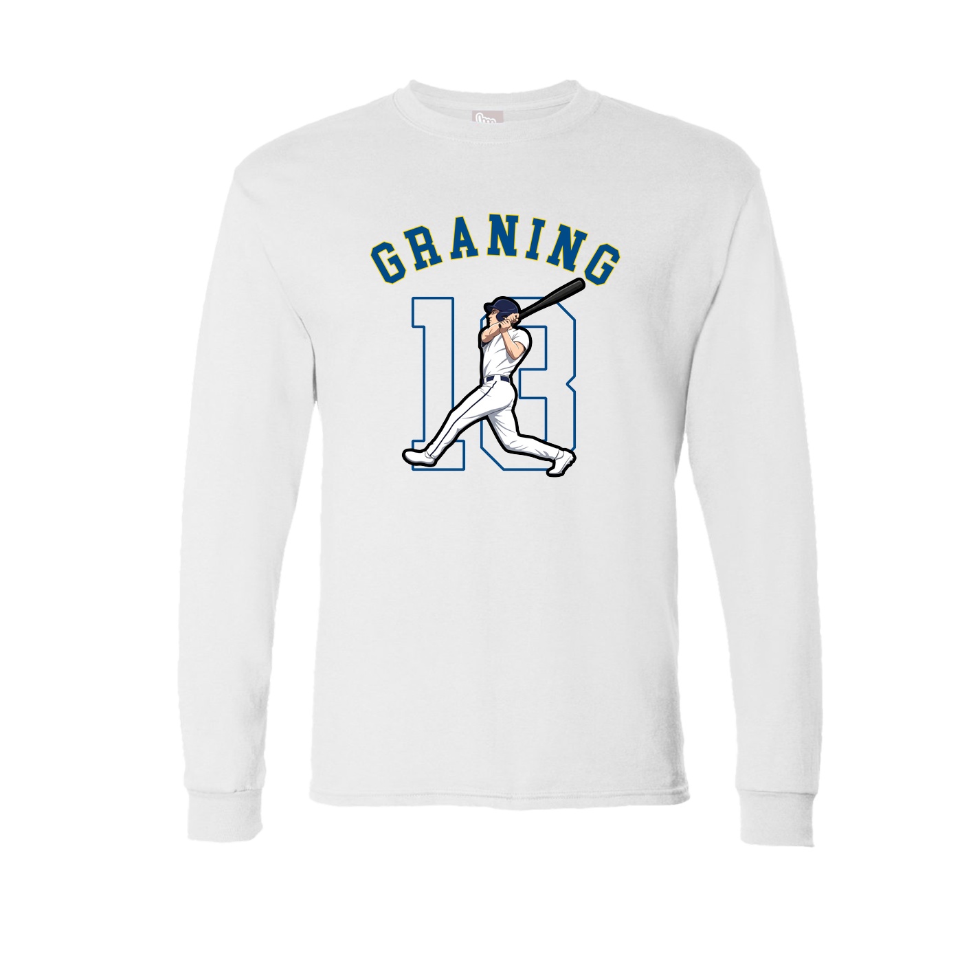 Long Sleeve Tee — Shirsey Arch in White