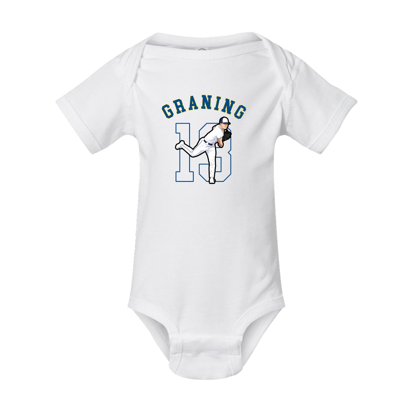 Baby Onesie — Shirsey Arch in White