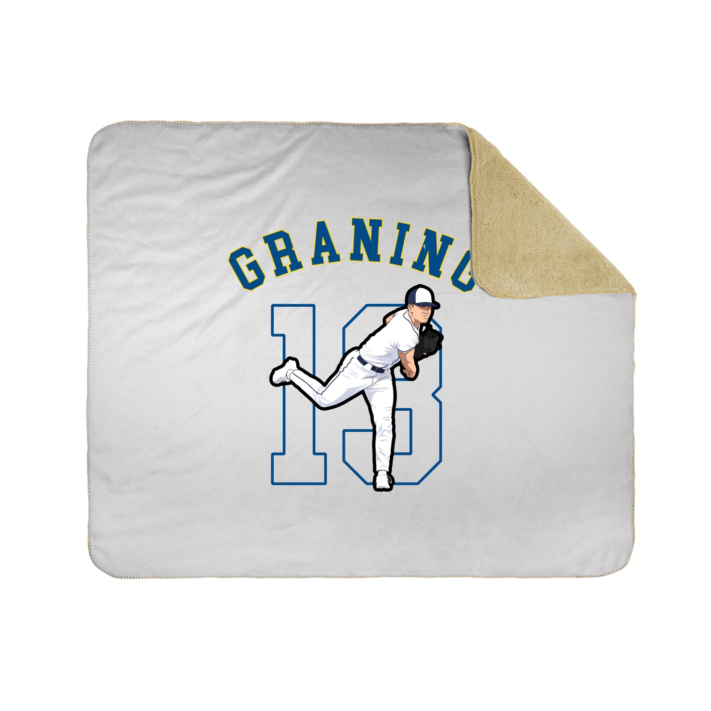 Throw Blanket — Shirsey Arch in White
