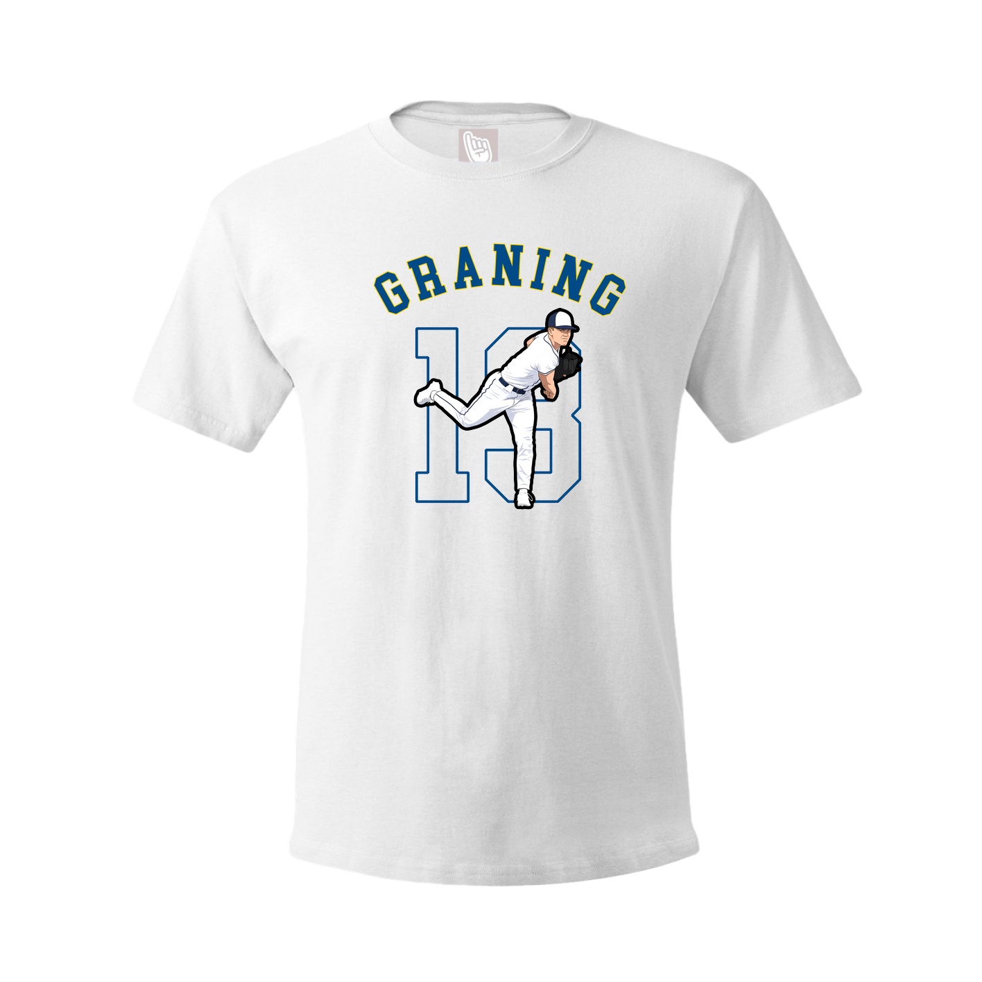 Youth Tee — Shirsey Arch in White
