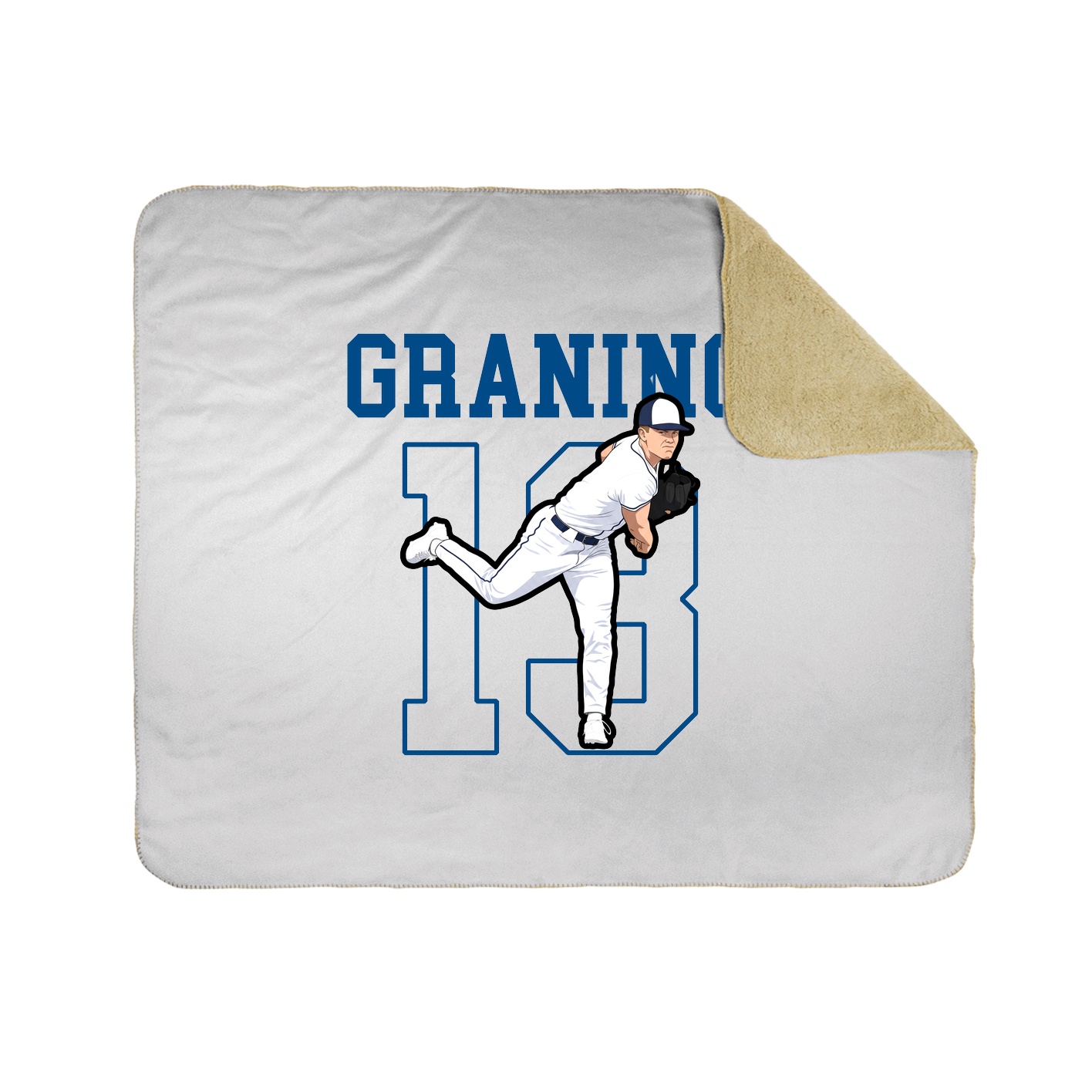 50x60 Sherpa Lined Throw Blanket