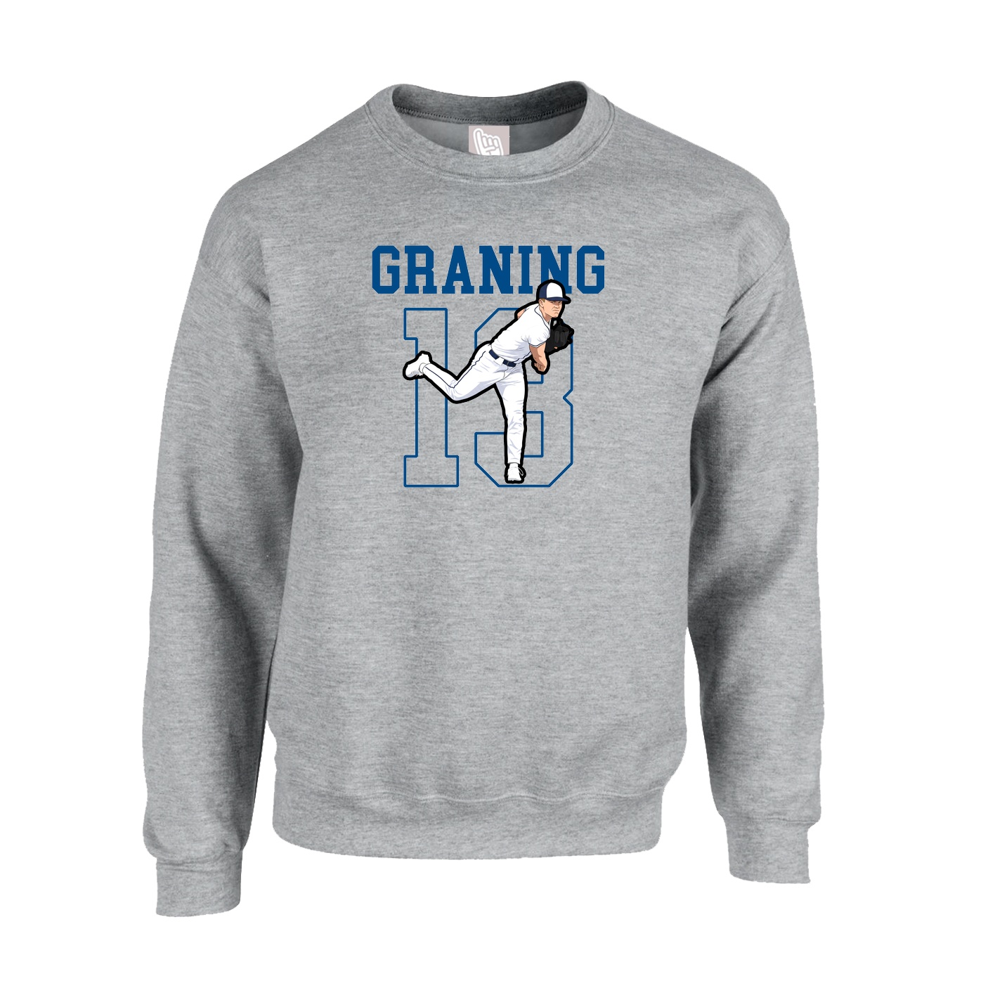 Fleece Crew — Shirsey in Grey
