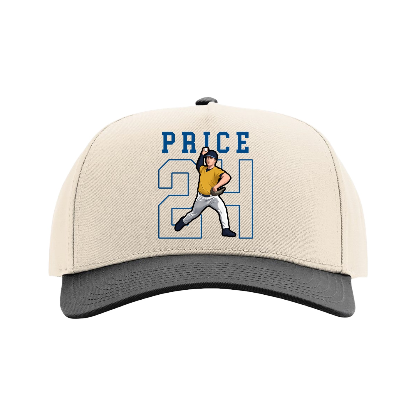 Full Fabric Five-Panel Champ Cap