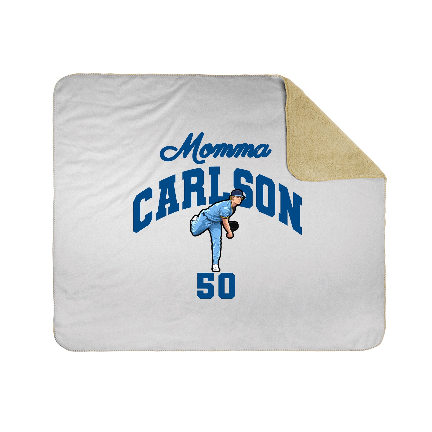 Throw Blanket — Mothers Day Arch in White