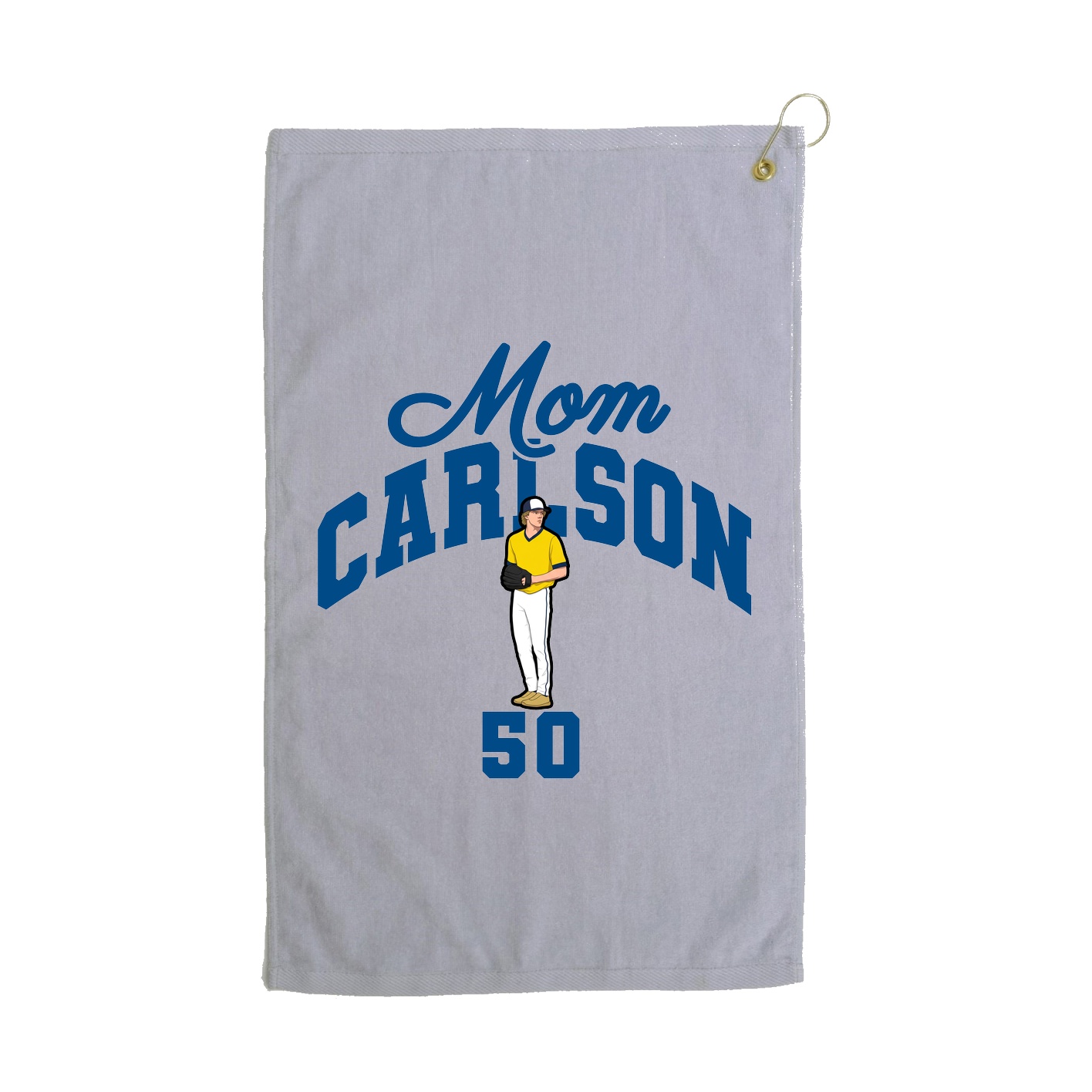 Golf Towel — Mothers Day Arch in Grey