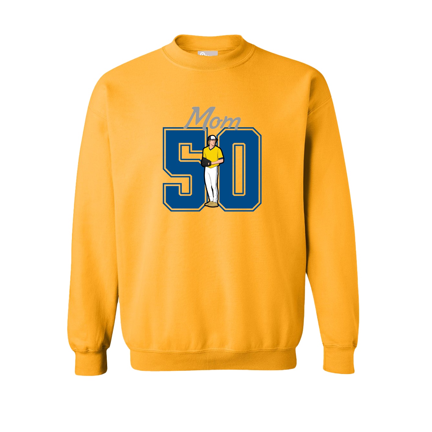 Fleece Crew — Mothers Day Shirsey in Gold