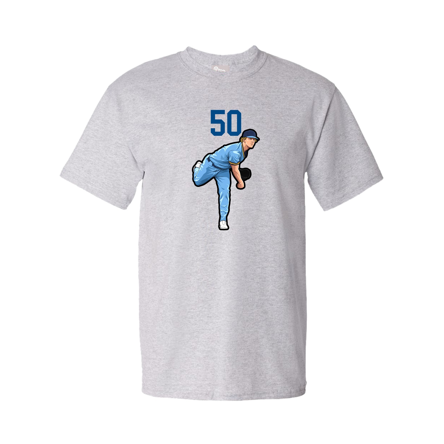 Youth Tee — Number Top in Grey
