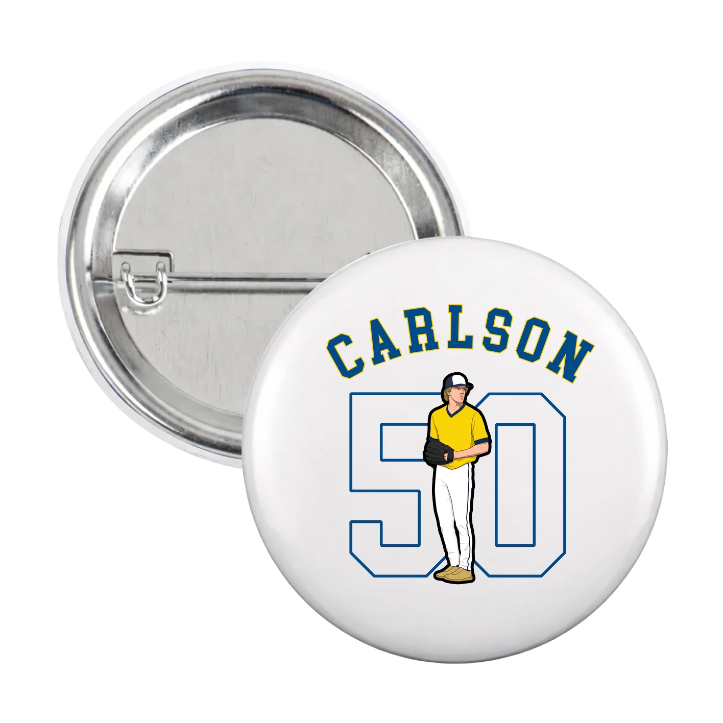 Game Day Button — Shirsey Arch in White