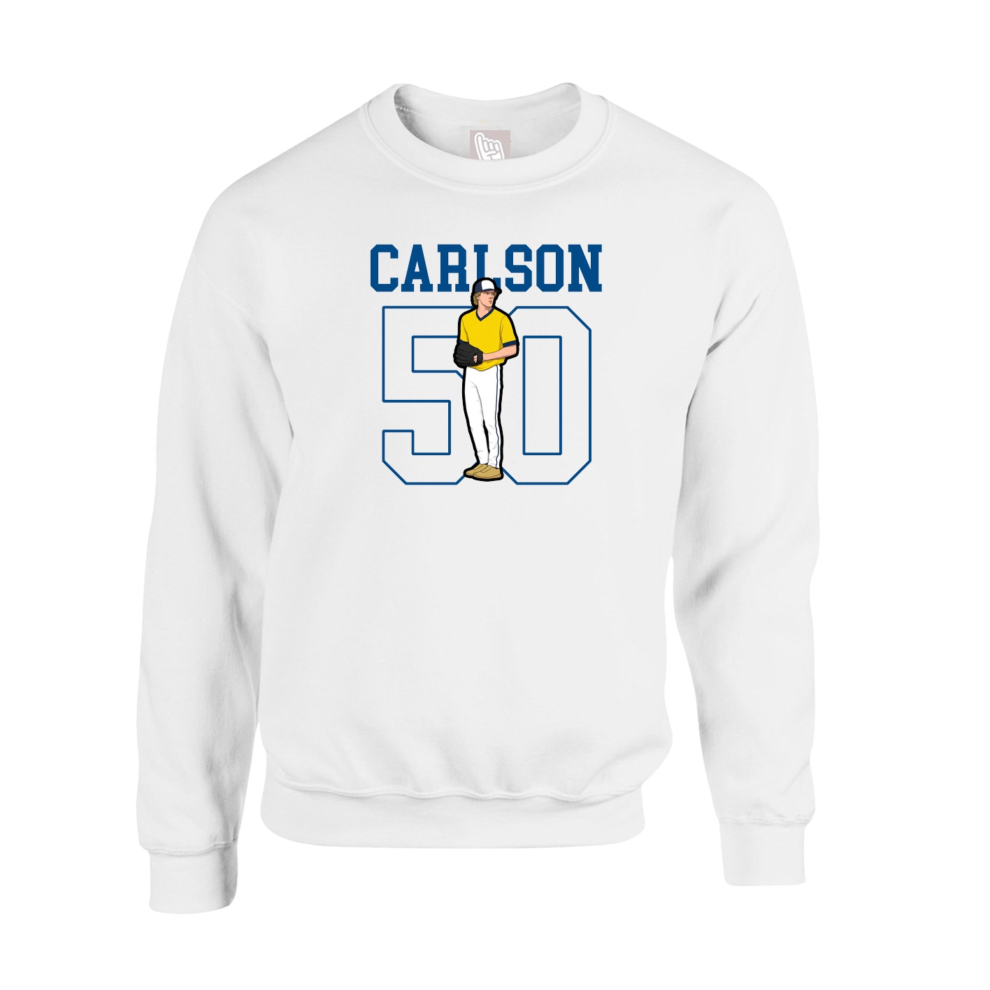 Fleece Crew — Shirsey in White