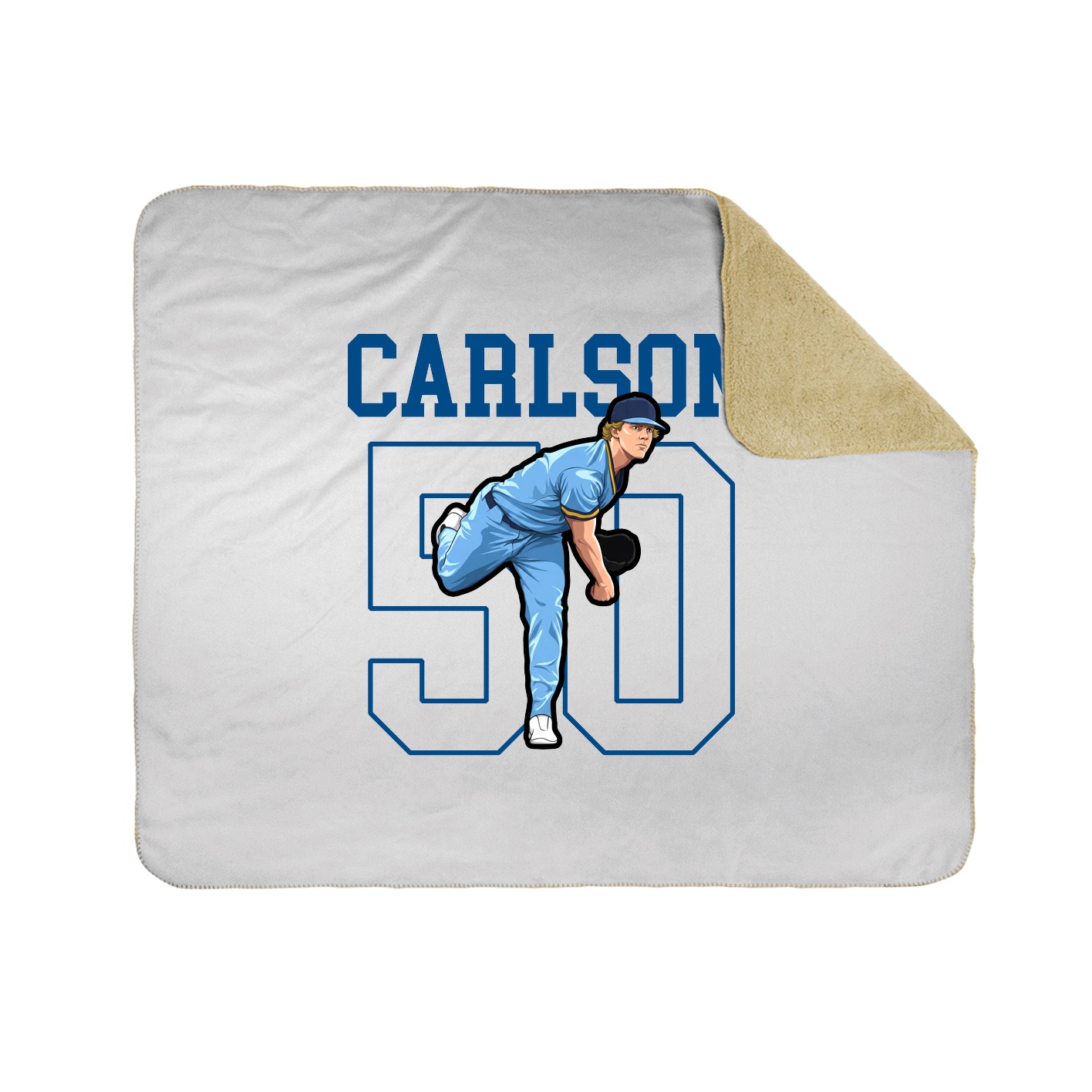 Throw Blanket — Shirsey in White