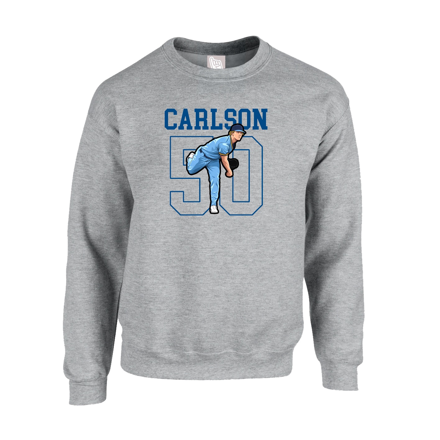 Fleece Crew — Shirsey in Grey