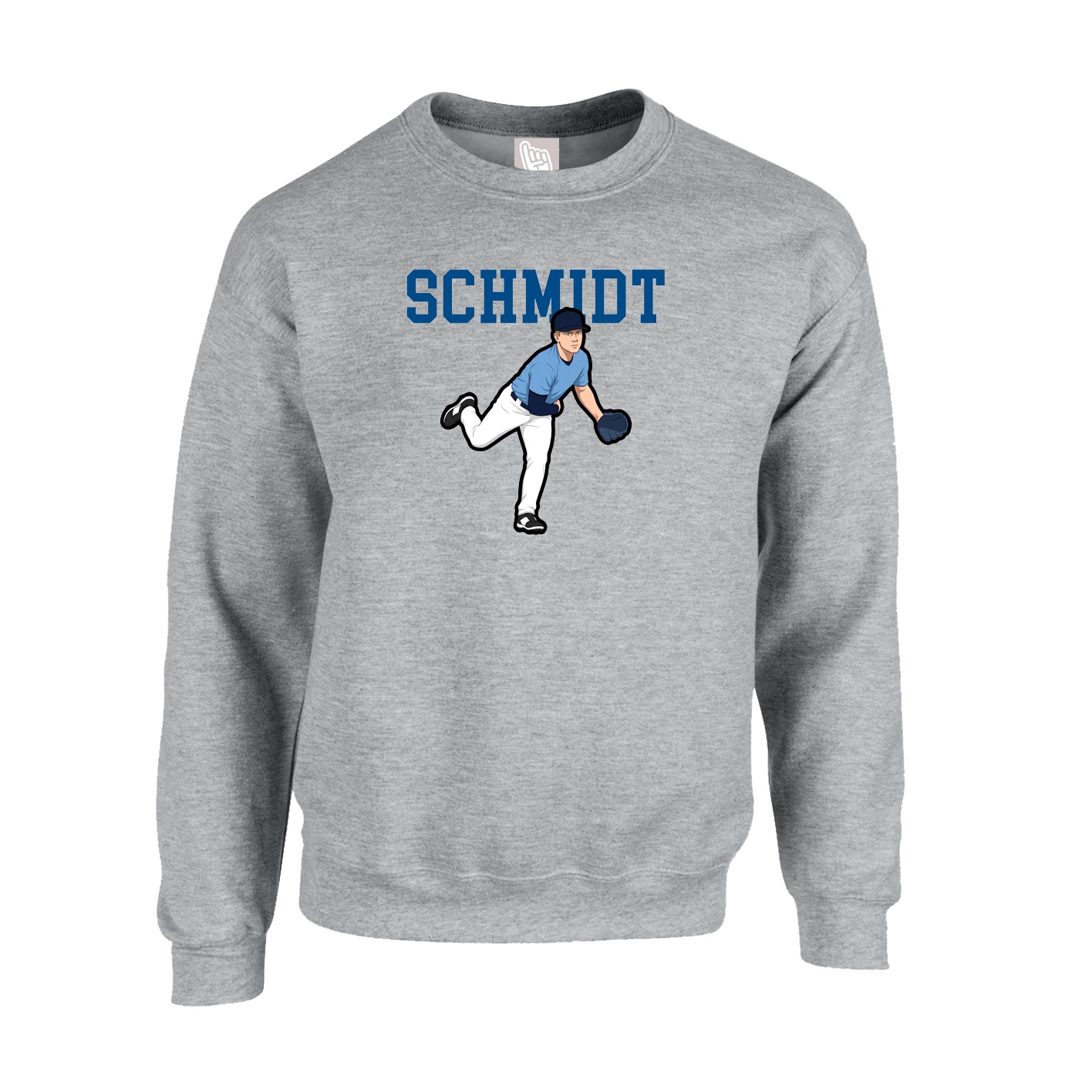 Fleece Crew — Shirsey in Grey