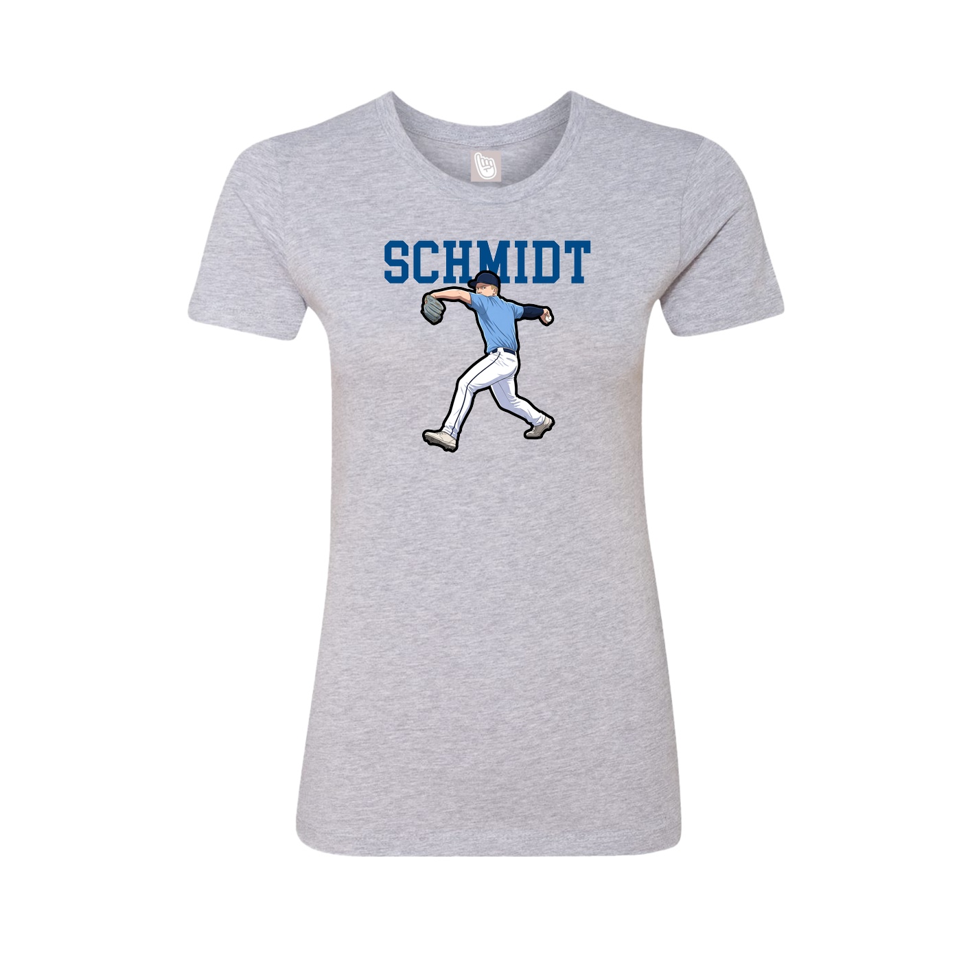 Fitted Women's Tee — Shirsey in Grey