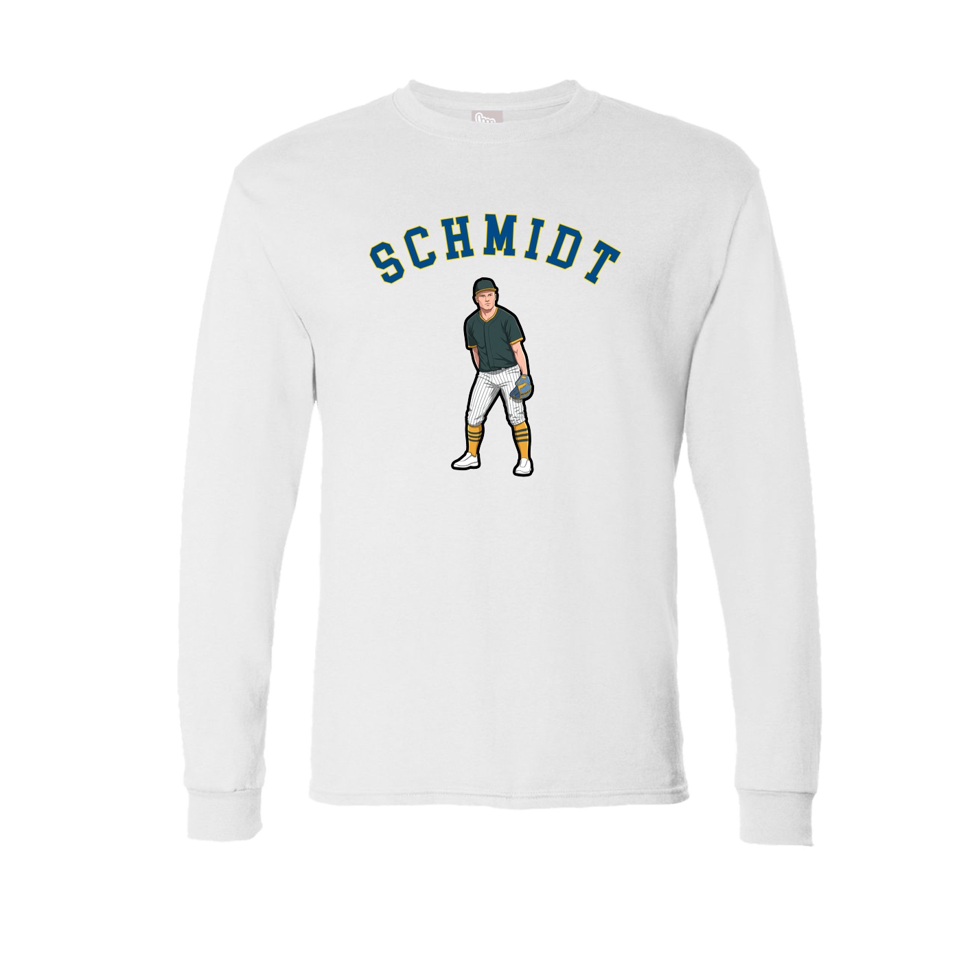 Long Sleeve Tee — Shirsey Arch in White