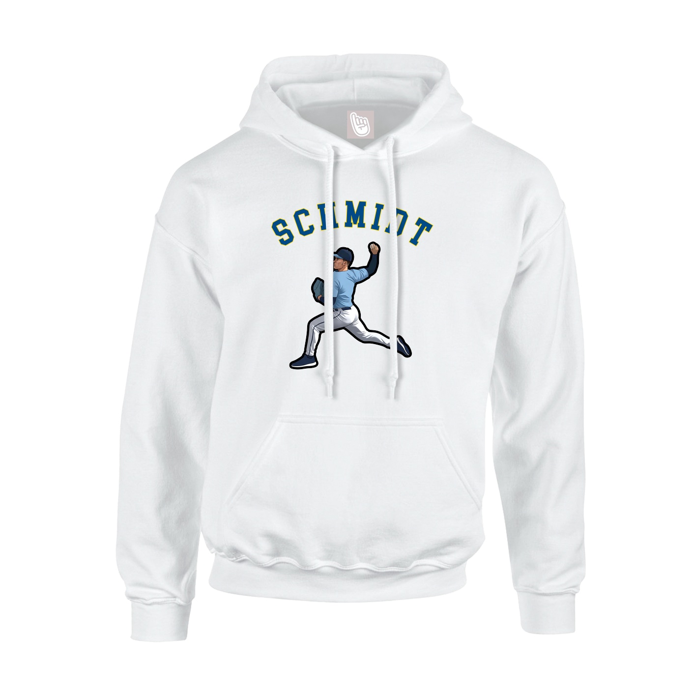 Hoodie — Shirsey Arch in White