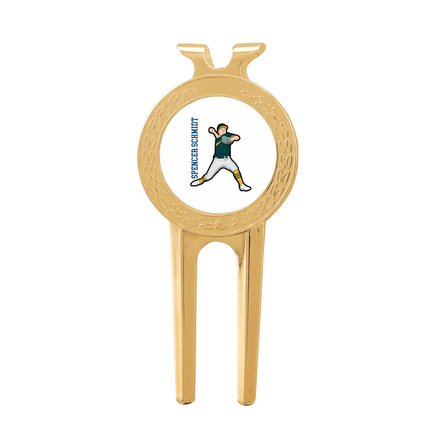 Divot Tool with Ball Marker — Name Vertical in Classic