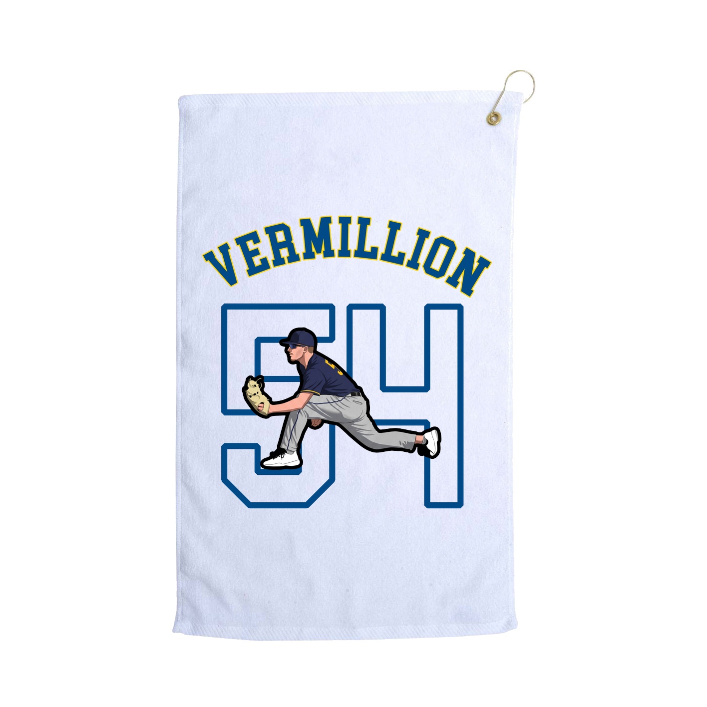 Golf Towel — Shirsey Arch in White