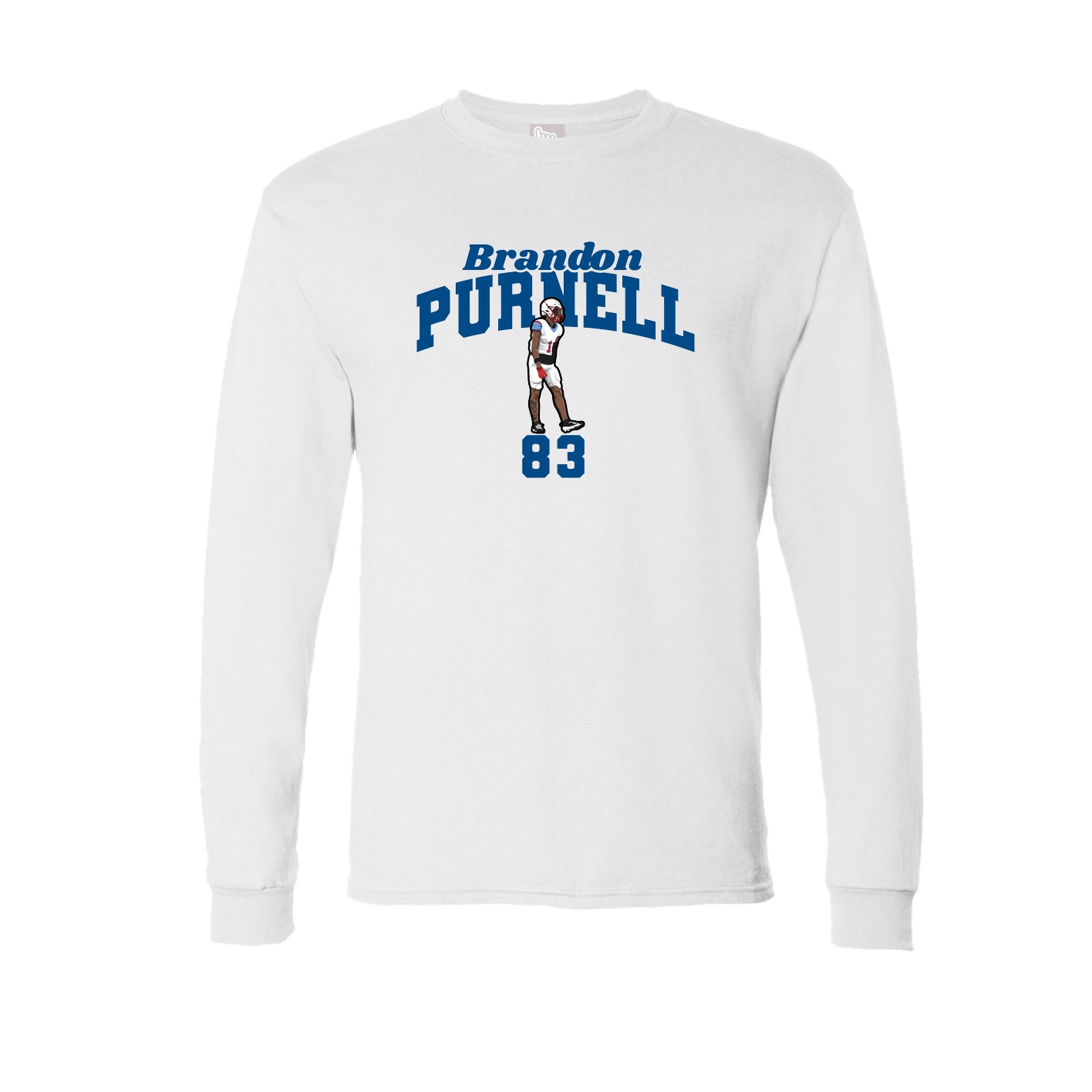 Long Sleeve Tee — Signature Arch in White