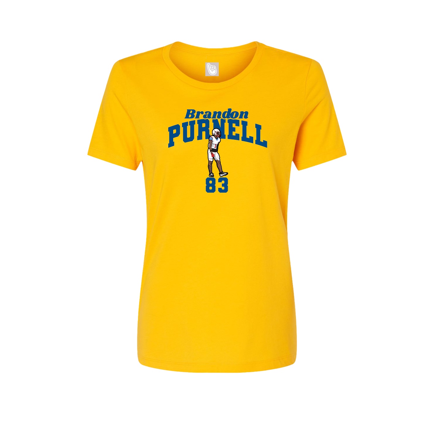 Womens Tee — Signature Arch in Gold