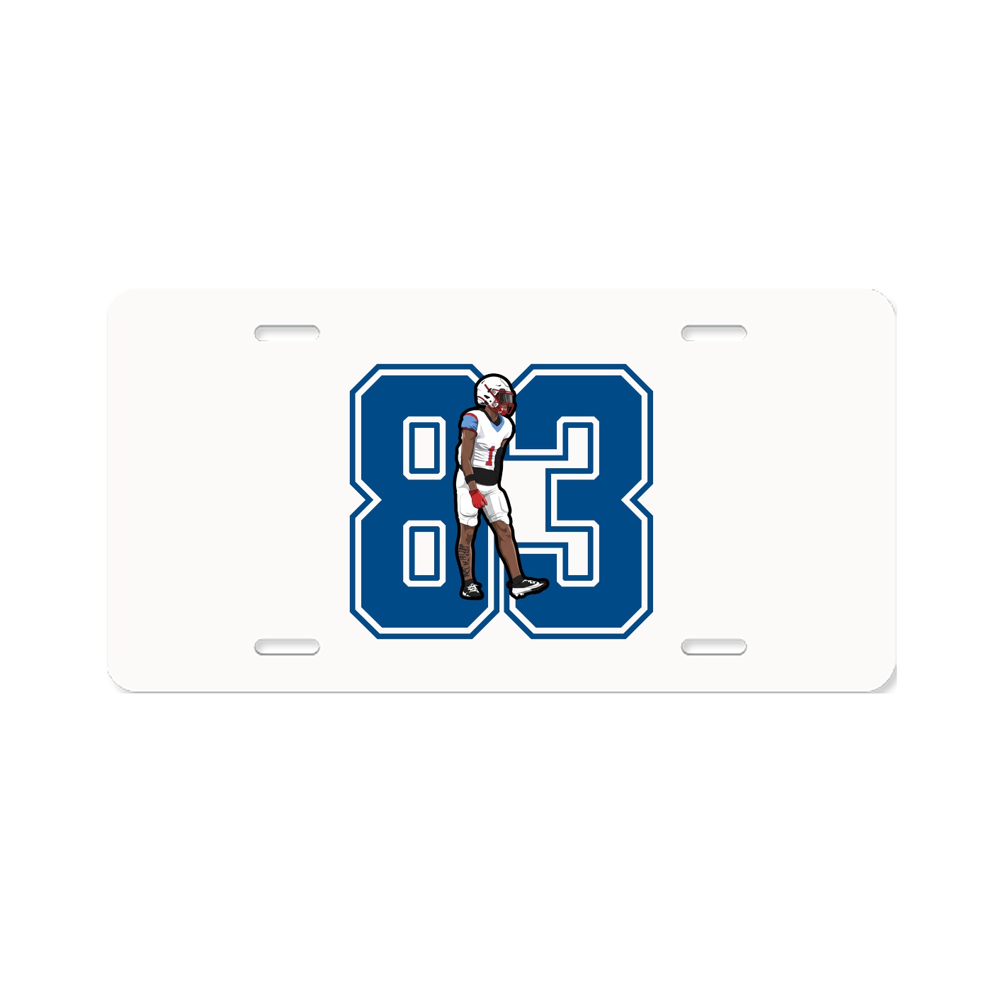 License Plate — Number in Classic