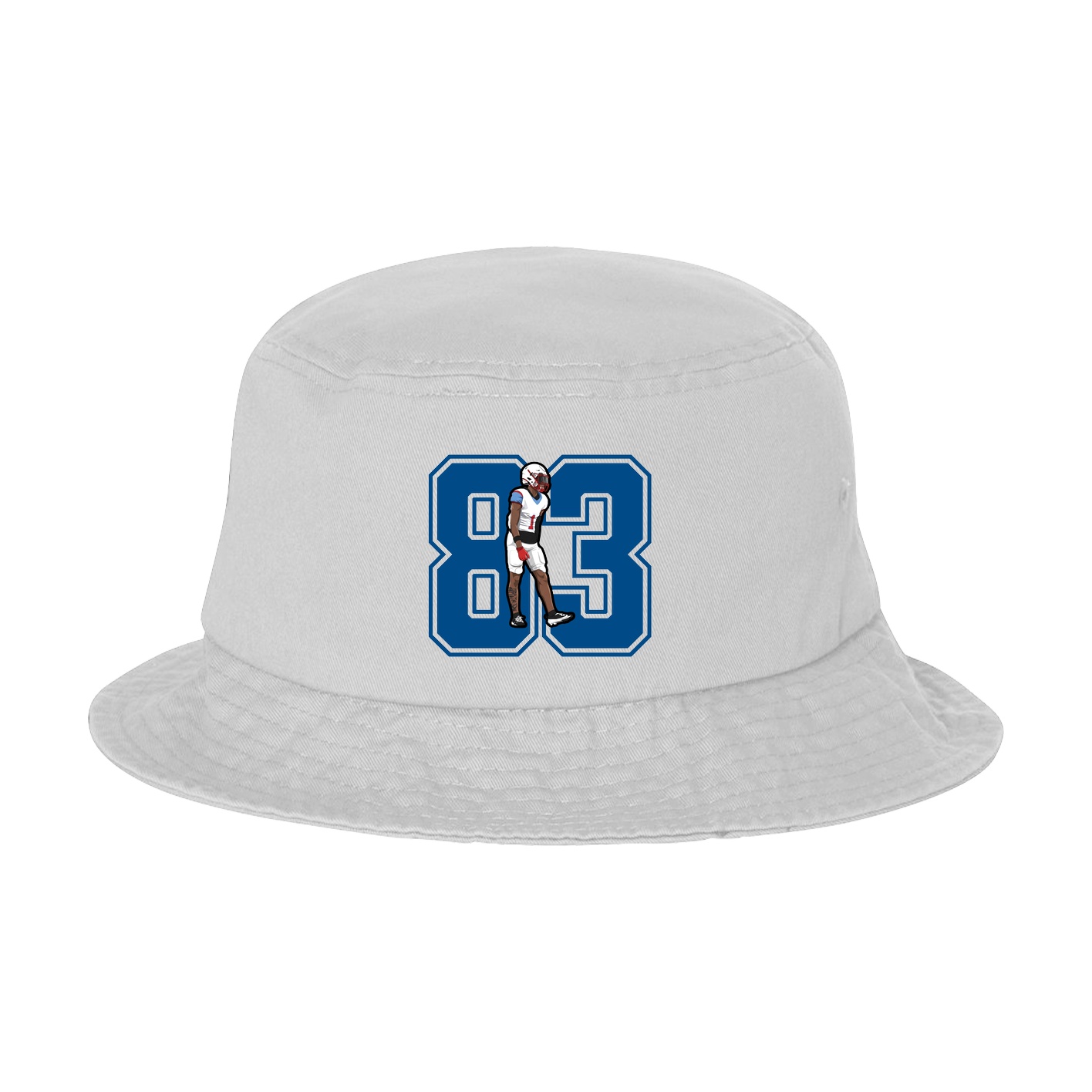 Bucket Cap — Number in White