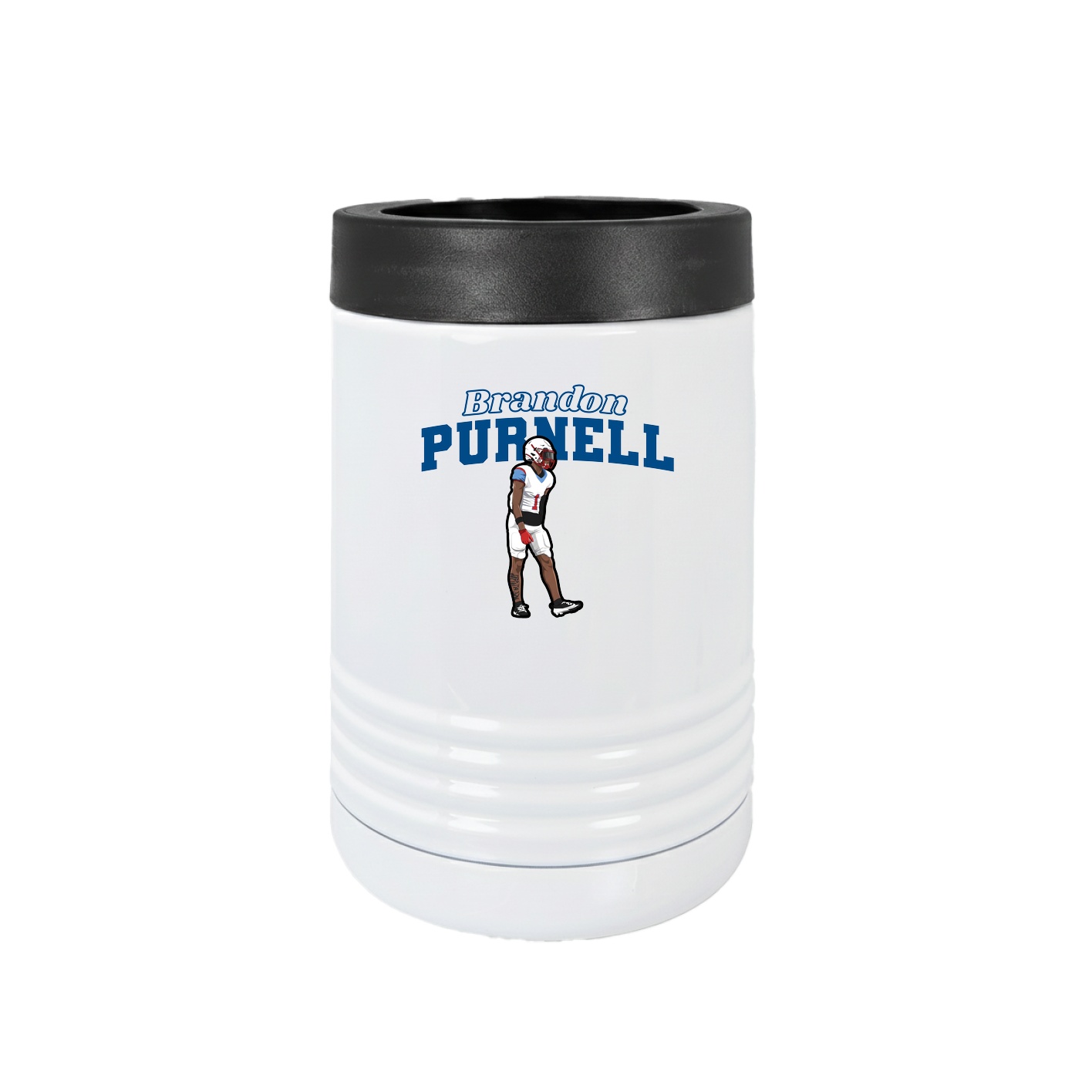 Beverage Holder — Name Arch in White