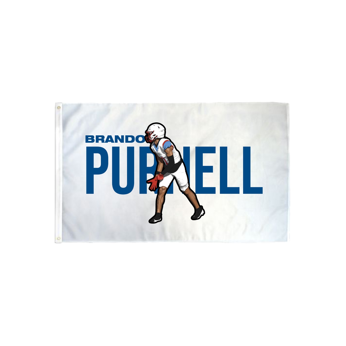 3x5 Flag — Player Name in Classic