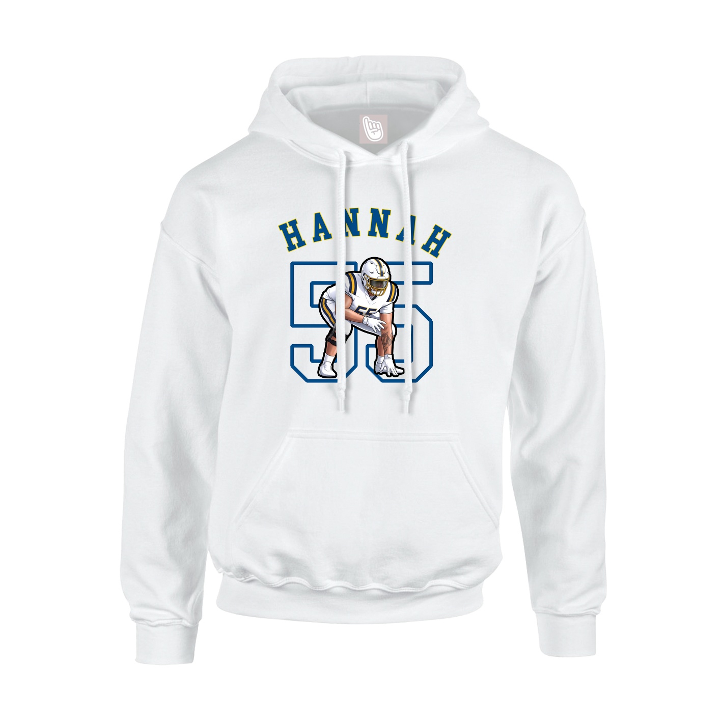 Hoodie — Shirsey Arch in White