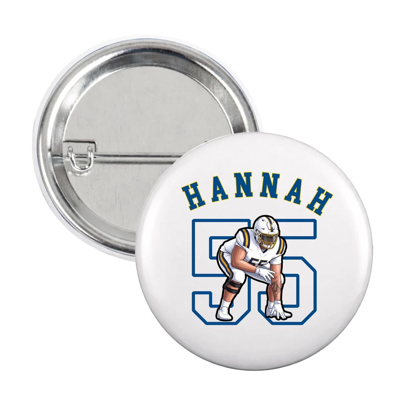 Game Day Button — Shirsey Arch in White