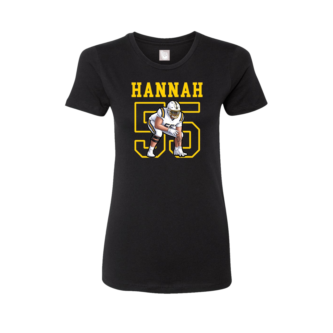 Fitted Women's Tee — Shirsey in Black