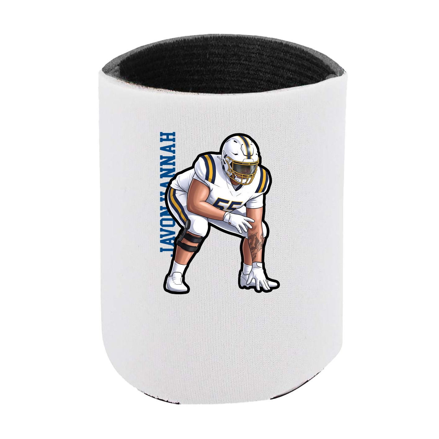 Can Holder — Name Vertical in White