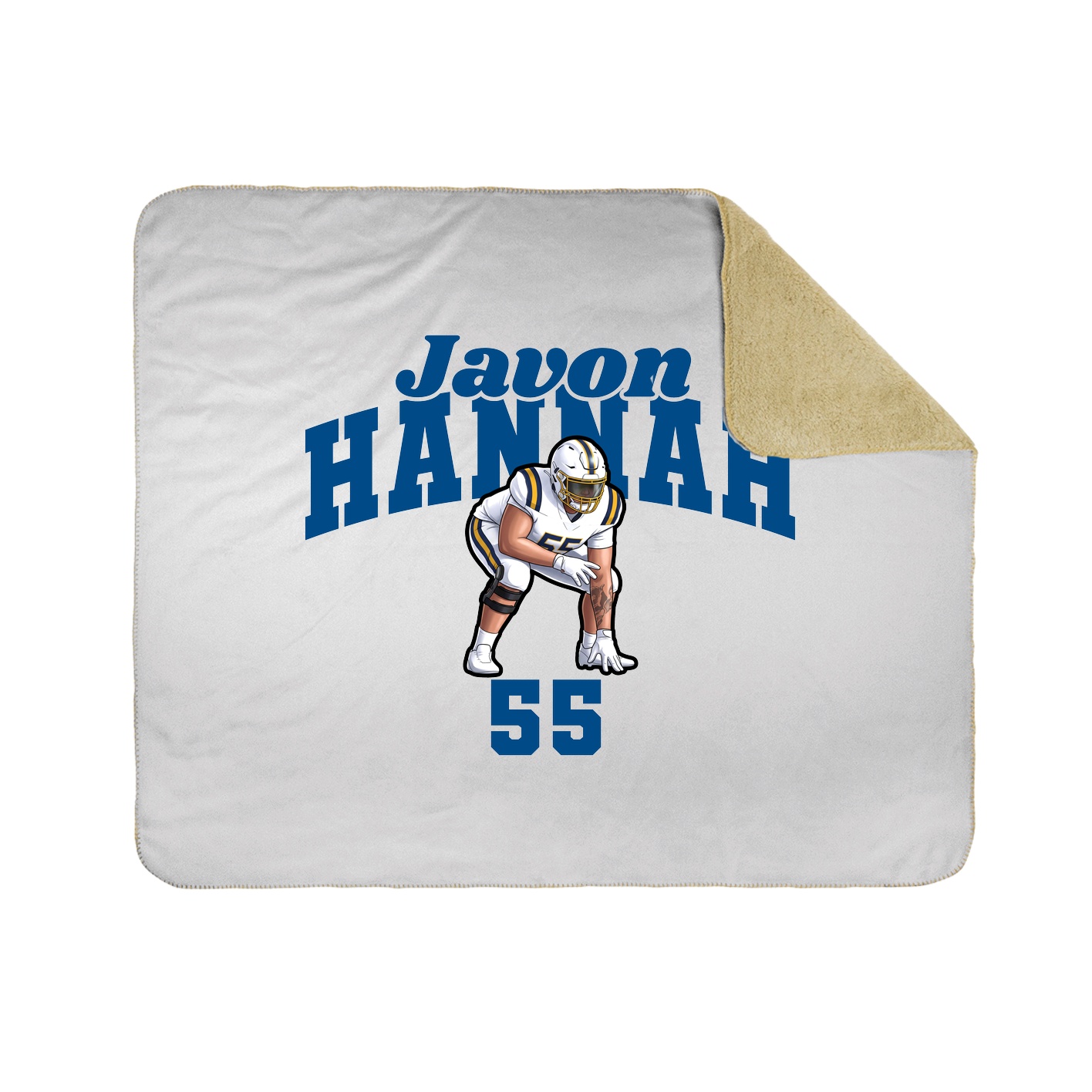 Throw Blanket — Signature Arch in White